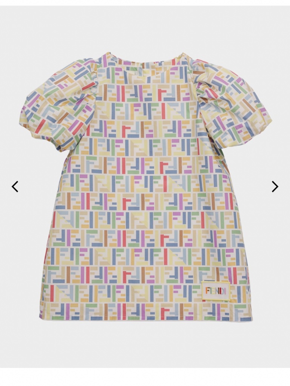 Girl's Fendi Logo Dress